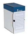 Następne zdjęcie produktu Pudełko archiwizacyjne, niebiesko-białe, karton, A4, 150 mm, VICTORIA