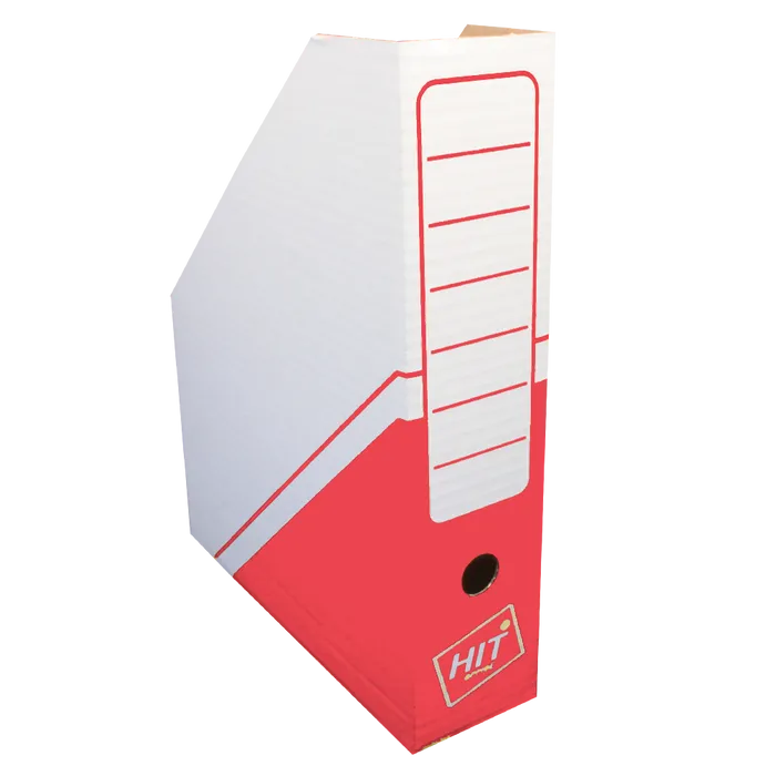 Główne zdjęcie produktu Archivní box s potiskem 32,5x25,5x7,5 cm - červená