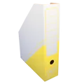 Pudełko archiwalne z nadrukiem 32,5x25,5x7,5 cm - żółte