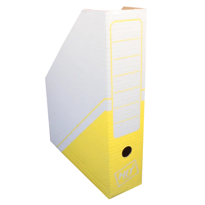 Główne zdjęcie produktu Archivní box s potiskem 32,5x25,5x7,5 cm - žlutá