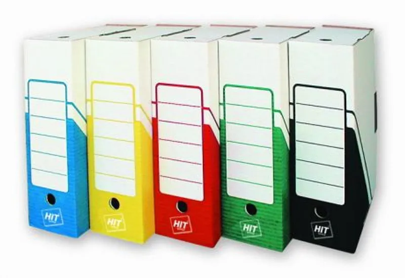 Główne zdjęcie produktu Archivní krabice A4 33 x 24,5 x 10 cm zelená