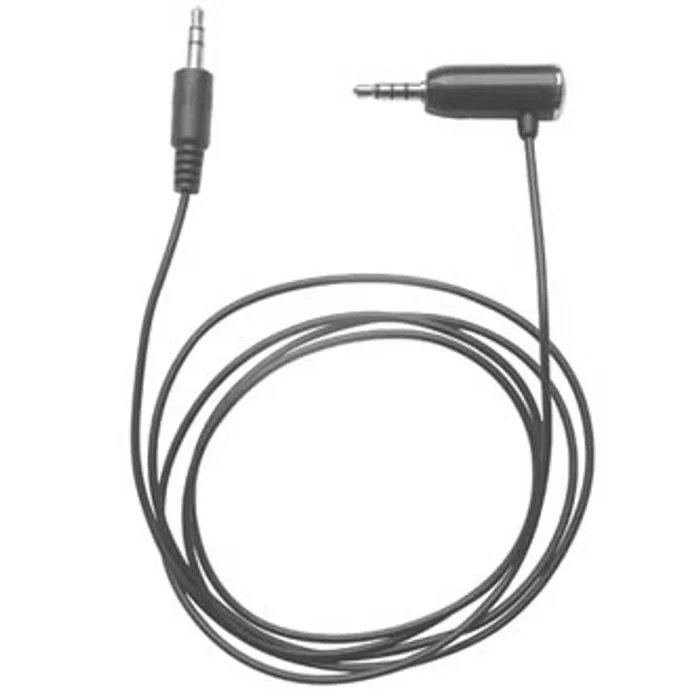 Główne zdjęcie produktu Audio Hands free kabel, Jack (3,5mm) M (4-polový)-Jack (3,5mm) M, 1.2, stereo, černý, pro