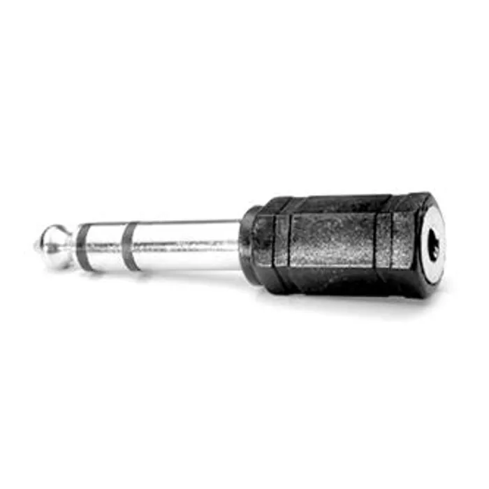 Główne zdjęcie produktu Audio Redukce, Jack (6,3mm) M-Jack (3,5mm) F, 0, stereo, černá, Logo