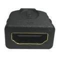 Audio/video Redukcja, HDMI (micro) M-HDMI F, 0, czarna, Logo, pozłacane końcówki