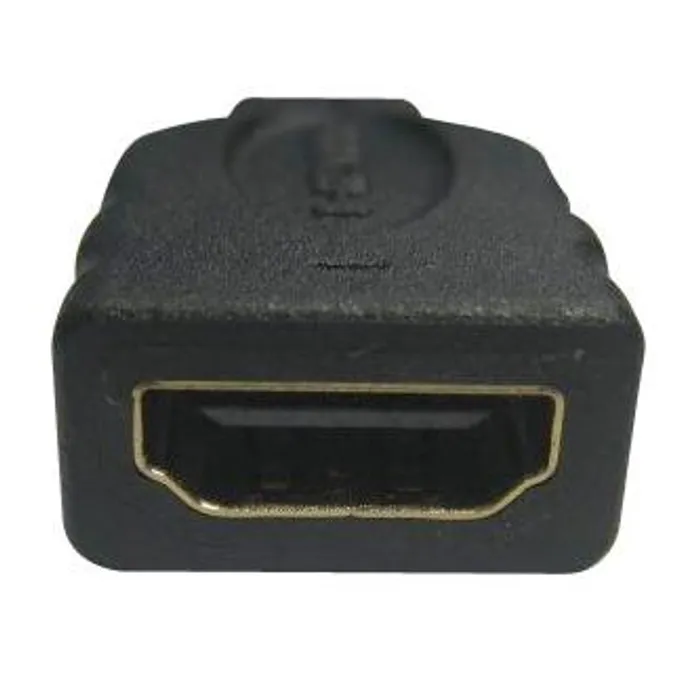 Główne zdjęcie produktu Audio/video Redukce, HDMI (micro) M-HDMI F, 0, černá, Logo, zlacené konektory