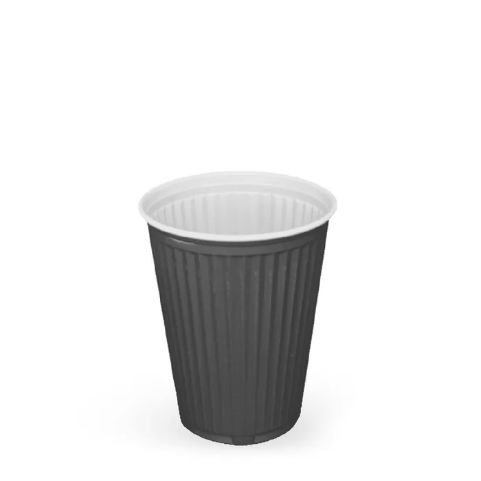 Główne zdjęcie produktu Automatový termo-kelímek hnědo-bílý 0,15 l [100 ks]