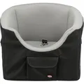 Fotelik samochodowy stabilny, szaro-czarny 41x39x42cm