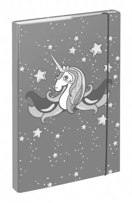 Główne zdjęcie produktu BAAGL Desky na školní sešity A4 Unicorn