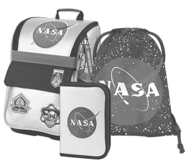 Główne zdjęcie produktu BAAGL SET 3 NASA: aktovka, penál, sáček