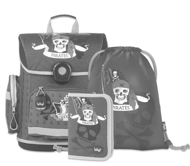 Główne zdjęcie produktu BAAGL SET 3 Piráti: aktovka, penál, sáček