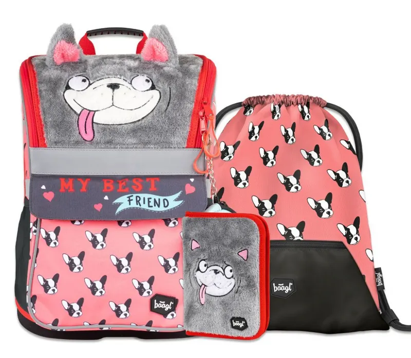 Główne zdjęcie produktu BAAGL SET 3 Zippy Doggie: aktovka, penál, sáček