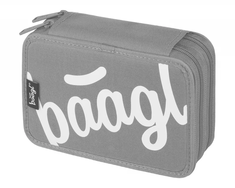 Główne zdjęcie produktu BAAGL Školní penál dvoupatrový Logo růžový
