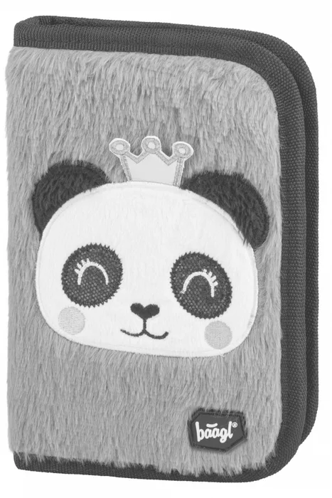 Główne zdjęcie produktu BAAGL Školní penál klasik dvě chlopně Panda