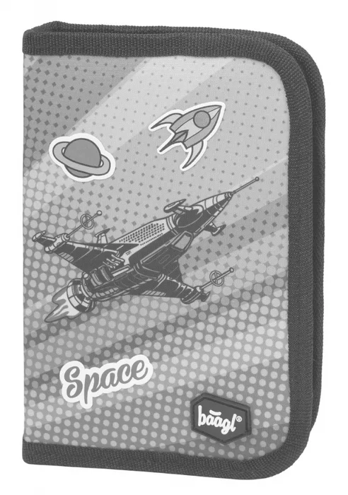 Główne zdjęcie produktu BAAGL Školní penál klasik dvě chlopně Spaceman