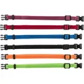 Zestaw nylonowych obroży identyfikacyjnych dla szczeniąt S-M 17-25cm/10mm, czarny, czarny, md, zielony lub fi