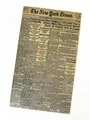 Papier pakowy zamiennik pergamin + wosk - druk GAZETA 33 x 40cm [500 szt]
