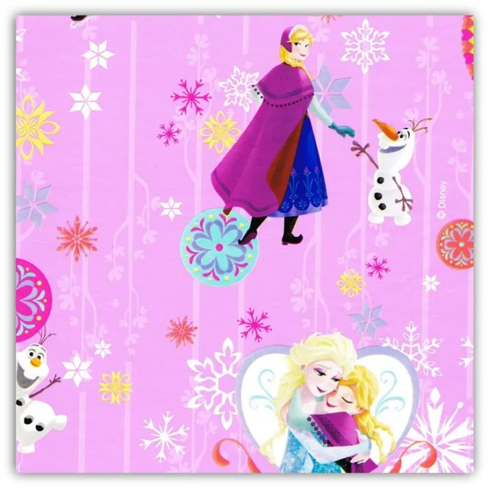 Główne zdjęcie produktu Balící papír vánoční 70x100cm lila olaf