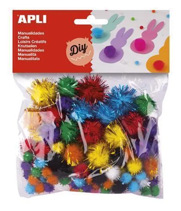 Główne zdjęcie produktu Bambulky "Creative", mix barev, třpytivé, APLI
