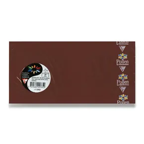 Koperta kolorowa Clairefontaine brązowa, DL [20 szt.]
