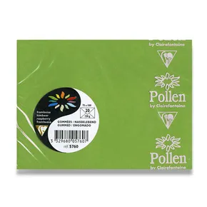 Koperta kolorowa Clairefontaine zielona, ??75 x 100 mm [20 szt.]