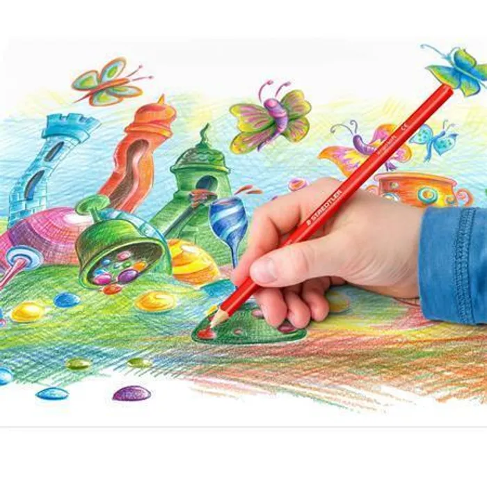 Główne zdjęcie produktu Barevné pastelky "Ergo Soft", 12 barev, trojhranná, STAEDTLER