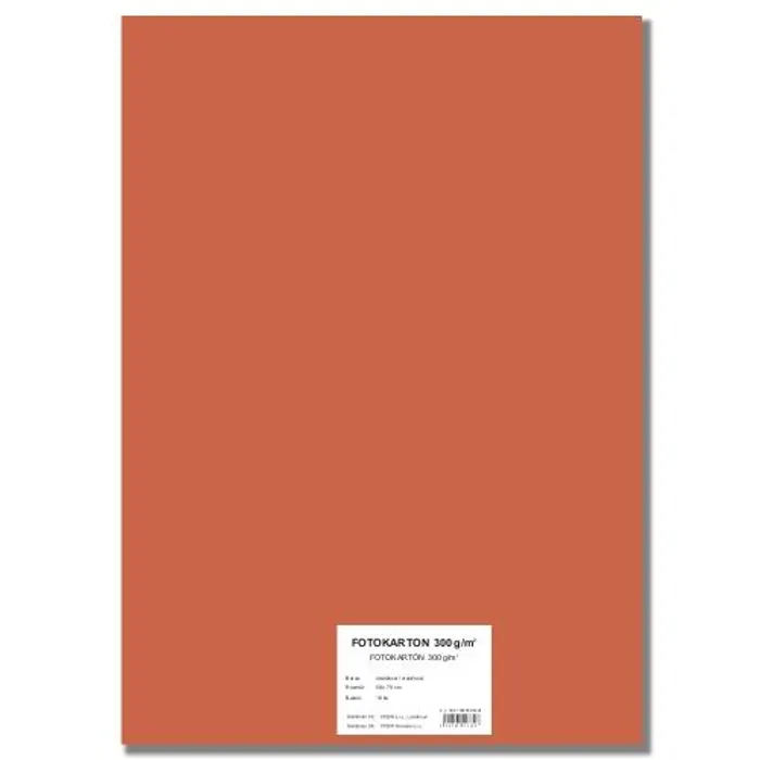 Główne zdjęcie produktu Barevný karton EXTRA 300g 50x70cm oranžový [10 listů]