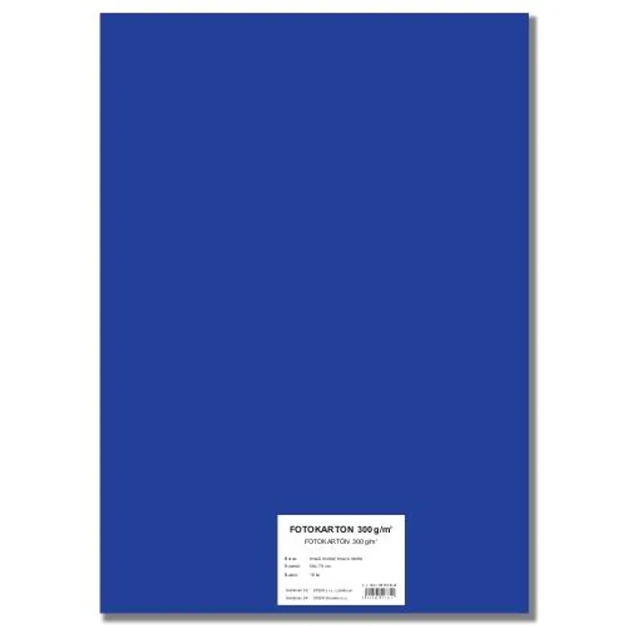 Główne zdjęcie produktu Barevný karton EXTRA 300g 50x70cm tmavě modrý [10 listů]