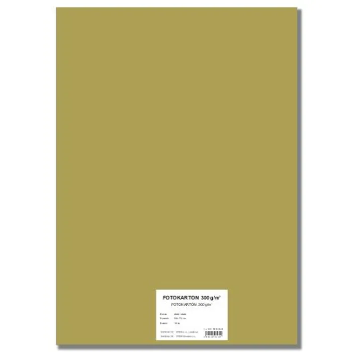 Główne zdjęcie produktu Barevný karton EXTRA 300g 50x70cm zlatý [10 listů]