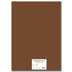 Karton kolorowy EXTRA 300g A4 brązowy [10 ark.]