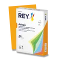 Papier kolorowy Rey Adagio intensywna nasycona barwa, 500 arkuszy, jasny pomarańczowy