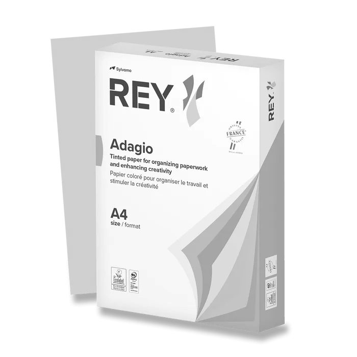 Główne zdjęcie produktu Barevný papír Rey Adagio modrý
