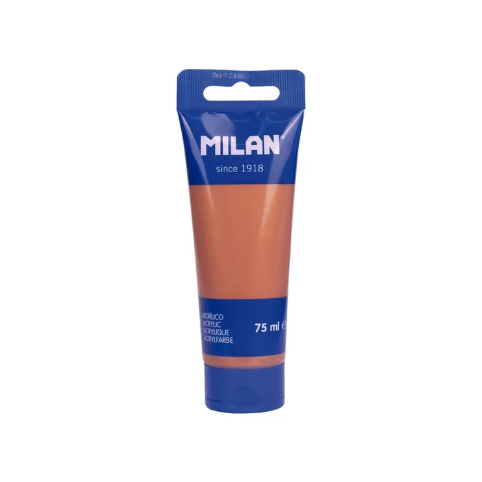 Główne zdjęcie produktu Barva akrylová MILAN 75 ml - mědená