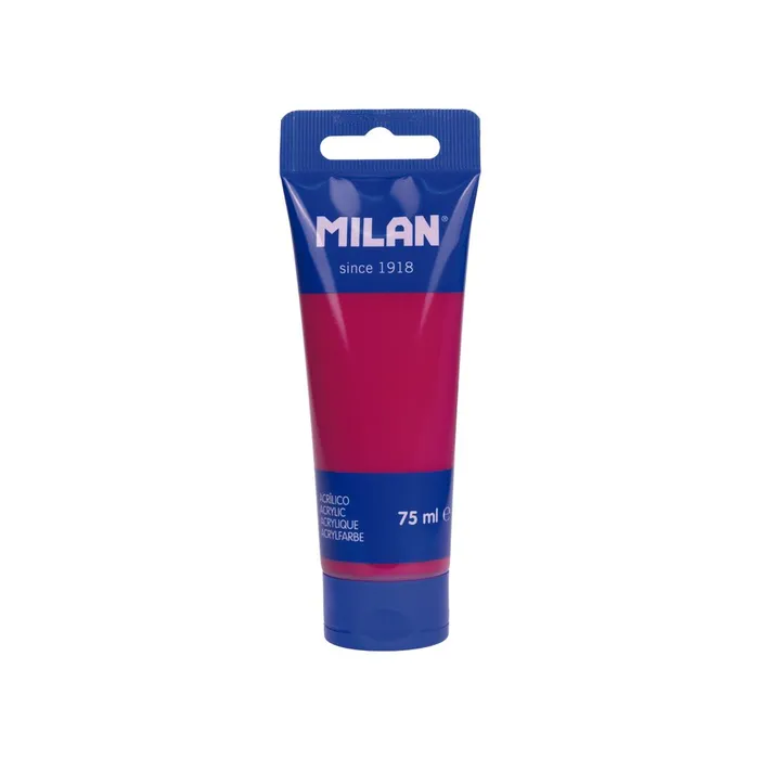 Główne zdjęcie produktu Barva akrylová MILAN 75 ml - purpurová