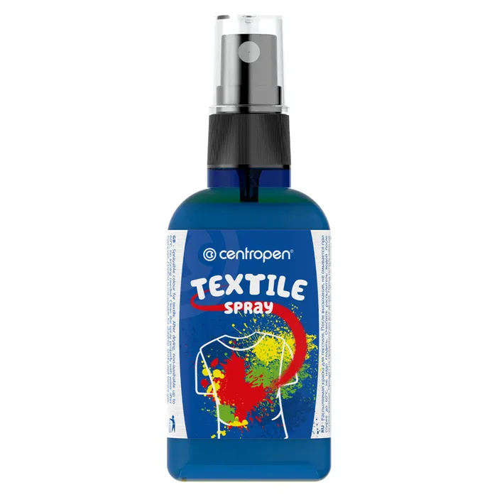 Główne zdjęcie produktu Barva na textil 1139 - spray 110ml modrá