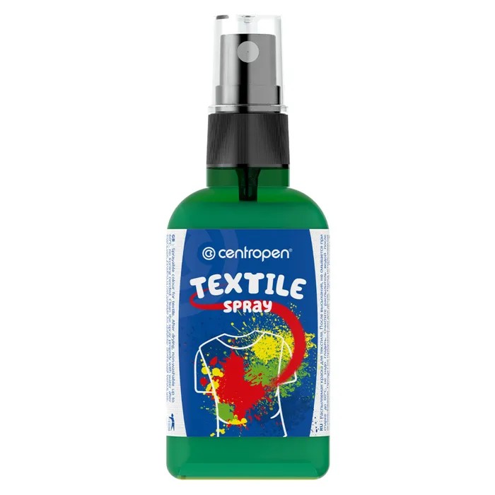 Główne zdjęcie produktu Barva na textil 1139 - spray 110ml zelená