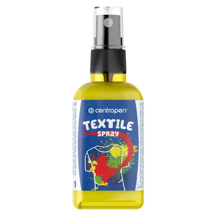 Główne zdjęcie produktu Barva na textil 1139 - spray 110ml žlutá