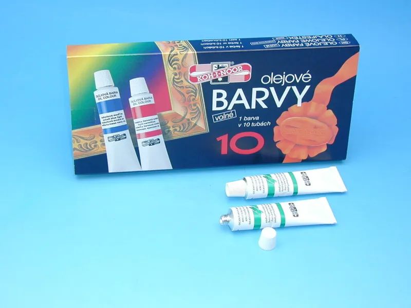 Główne zdjęcie produktu Barva olejová umělecká 16ml zeleň ohnivá 161516