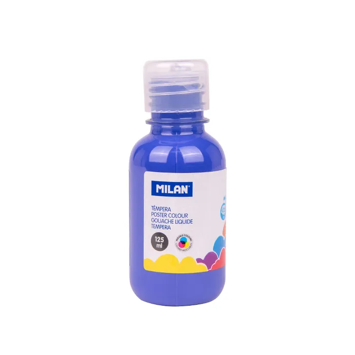 Główne zdjęcie produktu Barva temperová MILAN 125ml námořnická modrá