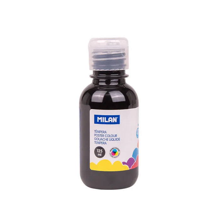 Główne zdjęcie produktu Barva temperové 125ml černá