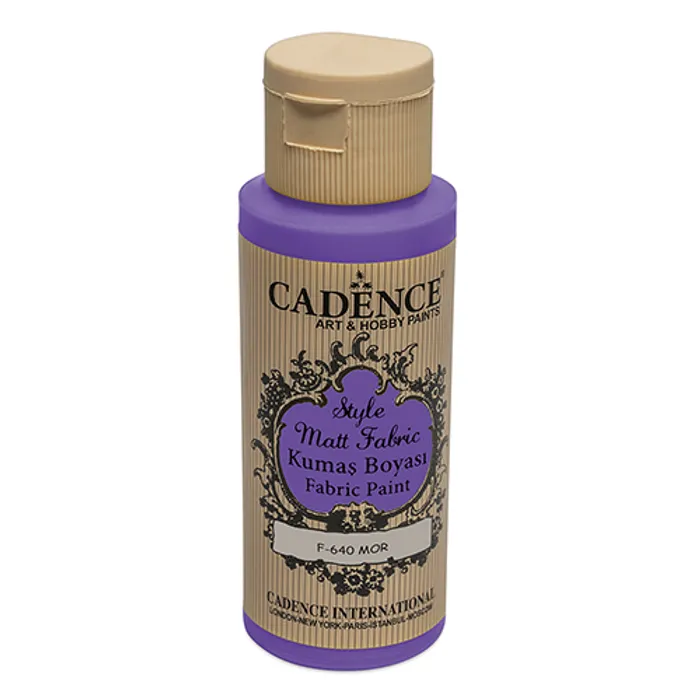 Główne zdjęcie produktu Barvy na textil Cadence Style Matt fialová, 59 ml