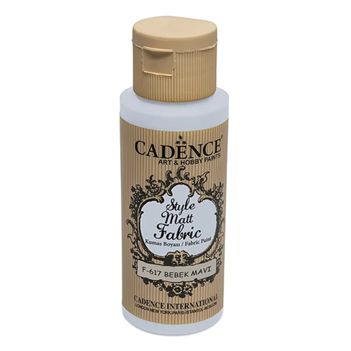 Główne zdjęcie produktu Barvy na textil Cadence Style Matt sv.modrá, 59 ml