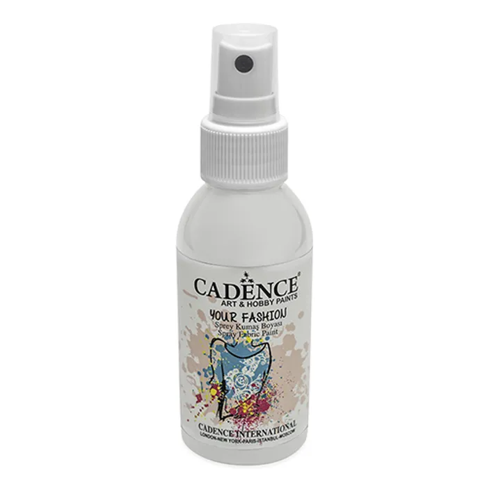 Główne zdjęcie produktu Barvy na textil Cadence Your Fashion, bílá, 100 ml