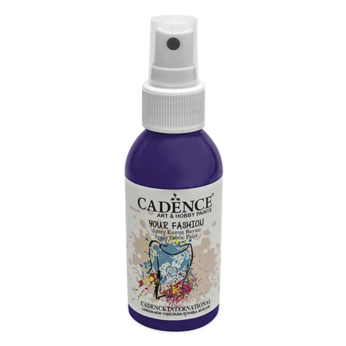 Główne zdjęcie produktu Barvy na textil Cadence Your Fashion, fialová, 100 ml