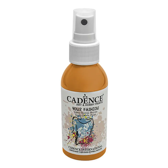 Główne zdjęcie produktu Barvy na textil Cadence Your Fashion, oranžová, 100 ml