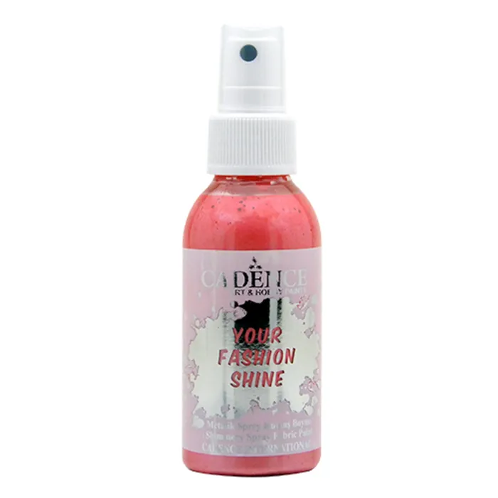 Główne zdjęcie produktu Barvy na textil Cadence Your Fashion Shine červená