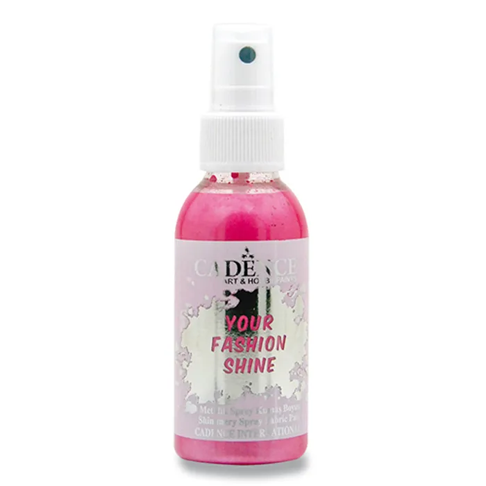 Główne zdjęcie produktu Barvy na textil Cadence Your Fashion Shine fuchsiová