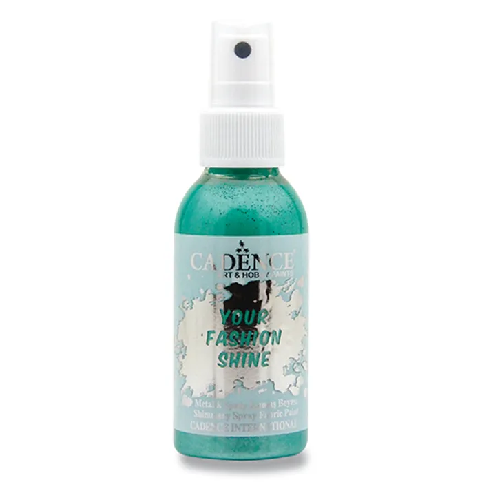 Główne zdjęcie produktu Barvy na textil Cadence Your Fashion Shine smaragdová