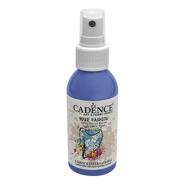 Główne zdjęcie produktu Barvy na textil Cadence Your Fashion, světle modrá, 100 ml