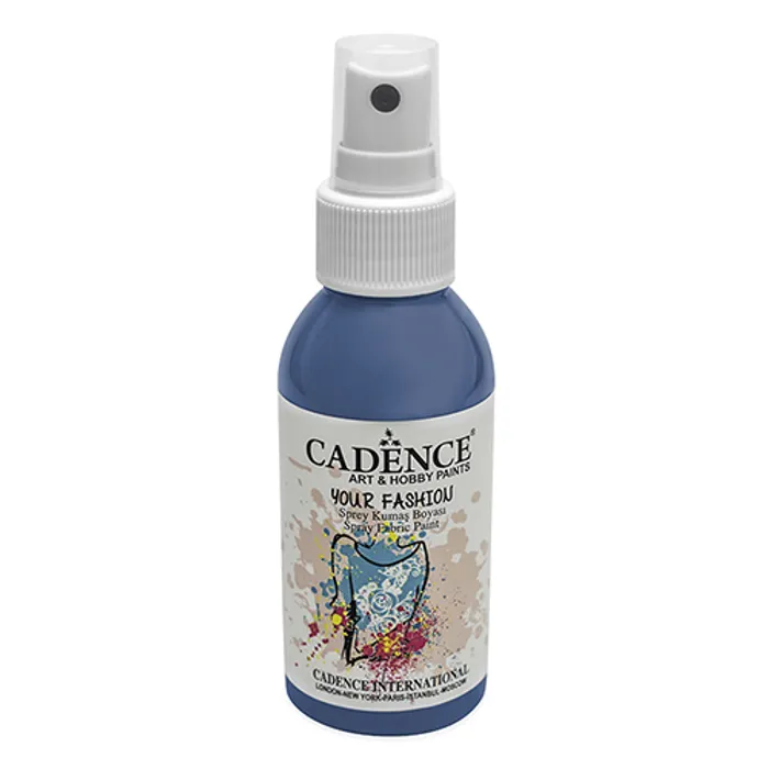 Główne zdjęcie produktu Barvy na textil Cadence Your Fashion, tmavě tyrkysová, 100 ml