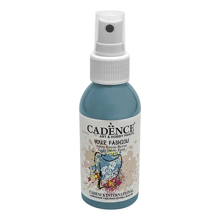 Główne zdjęcie produktu Barvy na textil Cadence Your Fashion, tyrkysová, 100 ml